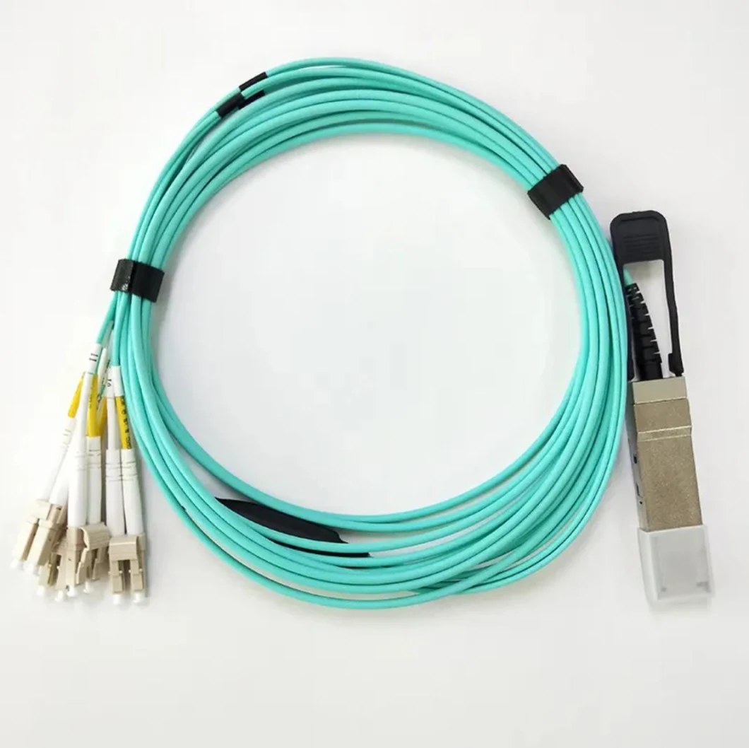 8 LC to SFP 40g Aoc Breakout Cable Hight Quality 40g Aoc Qsfp+ to 8 LC Active Optical Cable Qsfp-8LC-Aoc