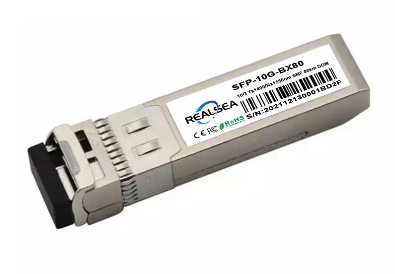 Realsea SFP-10g-Bx-D-80km 10g SFP 80km 10g Bidi Optical Transceiver SFP