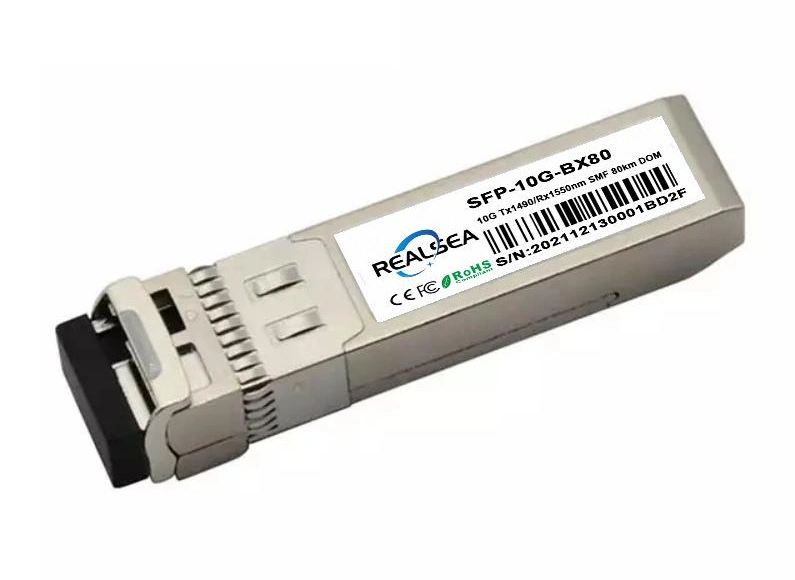 Realsea SFP-10g-Bx-D-80km 10g SFP 80km 10g Bidi Optical Transceiver SFP