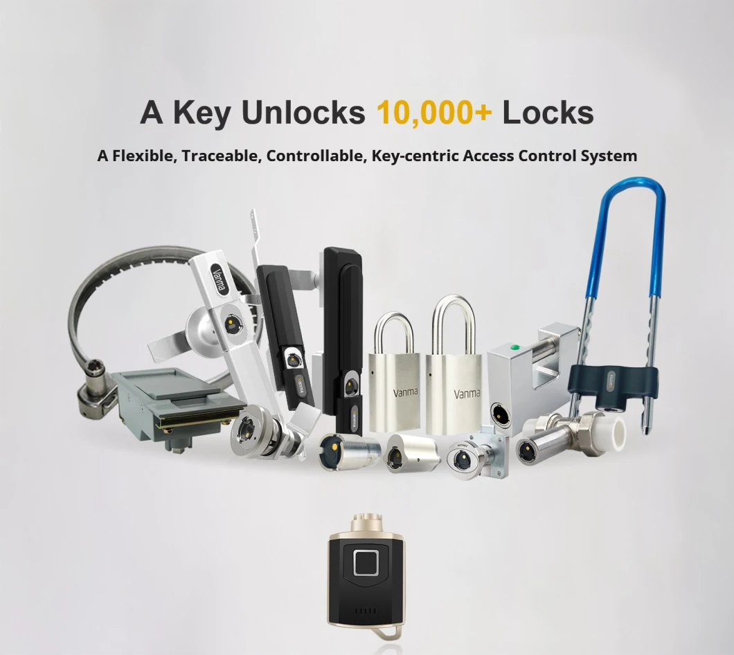 Smart Electronic Passive Padlock Master Key Lock Management System