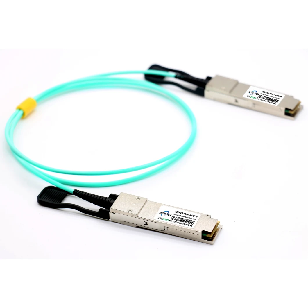 25m Qsfp-100g-Aoc25m Cisc0 Compatible 100g Qsfp28 Aoc