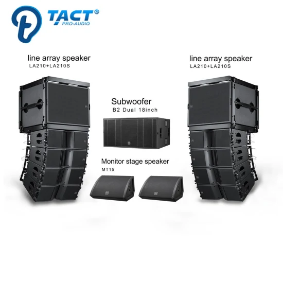 La210 Altavoz doble de 10 pulgadas Line Array Pasivo